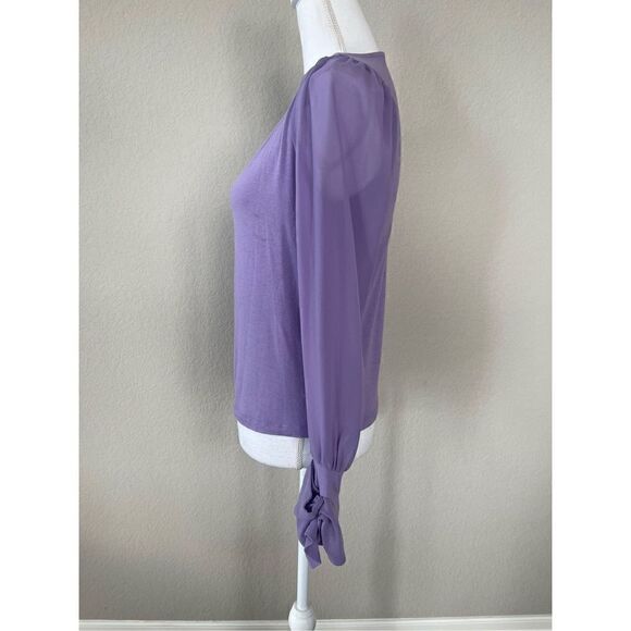 Highline Collective Sheer Sleeve Blouse - Picture 6 of 8